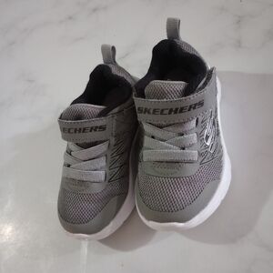 Skechers Gray Lightweight Slip-On Sneakers